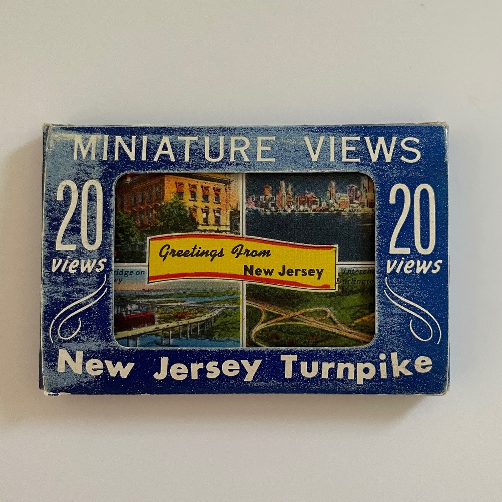 Vintage Miniature 20 New Jersey Turnpike Postcards